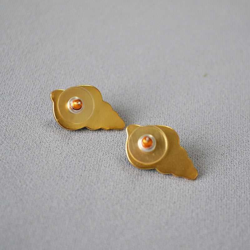 Zee-blauwe Schelp Oorbellen – Marina