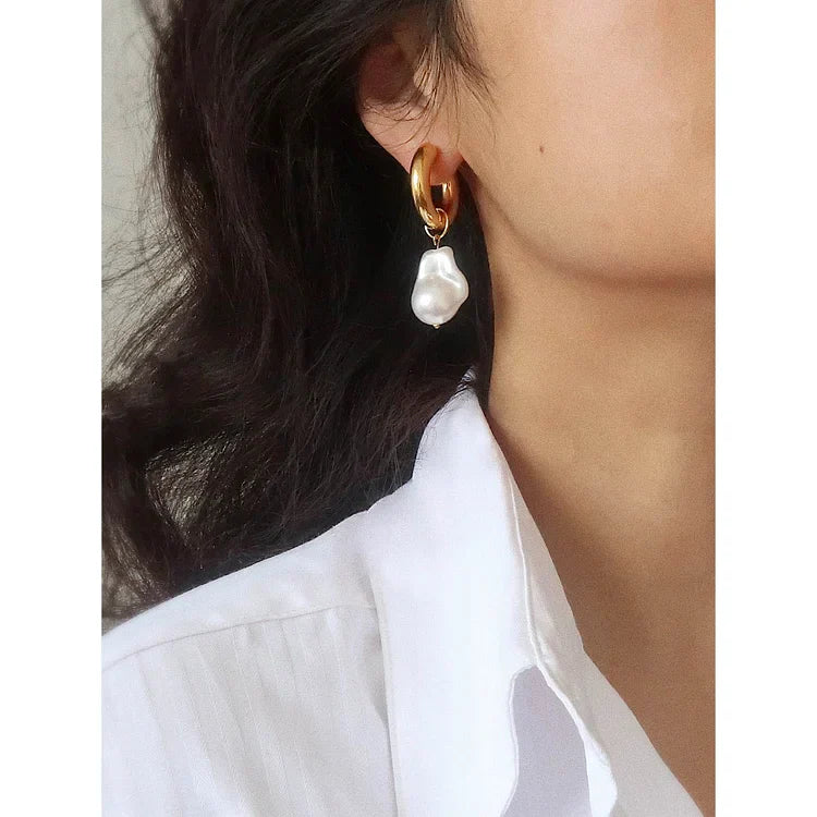 Barokparel oorbellen – Isadora