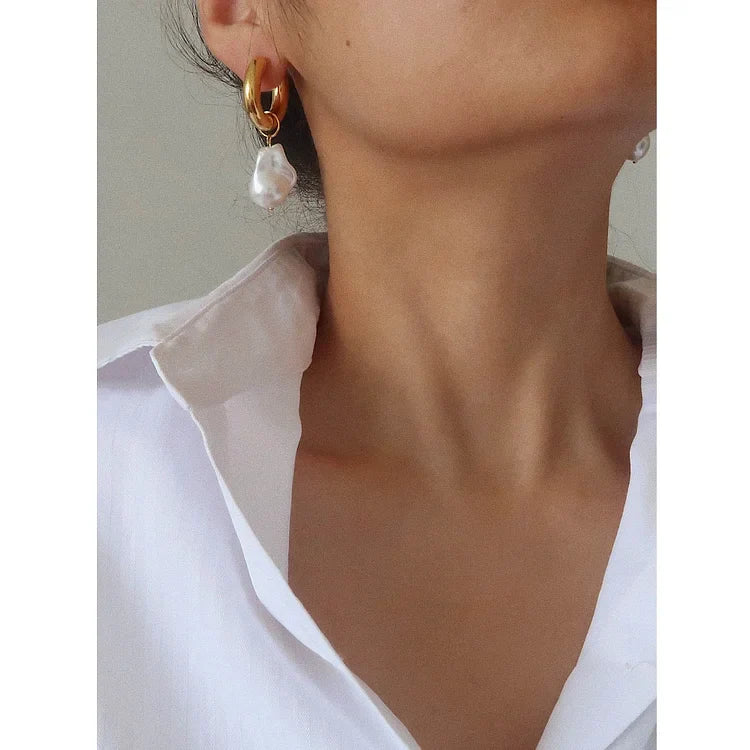 Barokparel oorbellen – Isadora