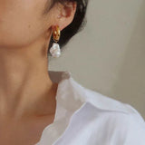 Barokparel oorbellen – Isadora