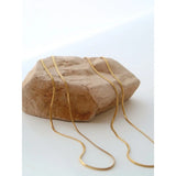 Stijlvolle Slanke Slangenketting – Isis