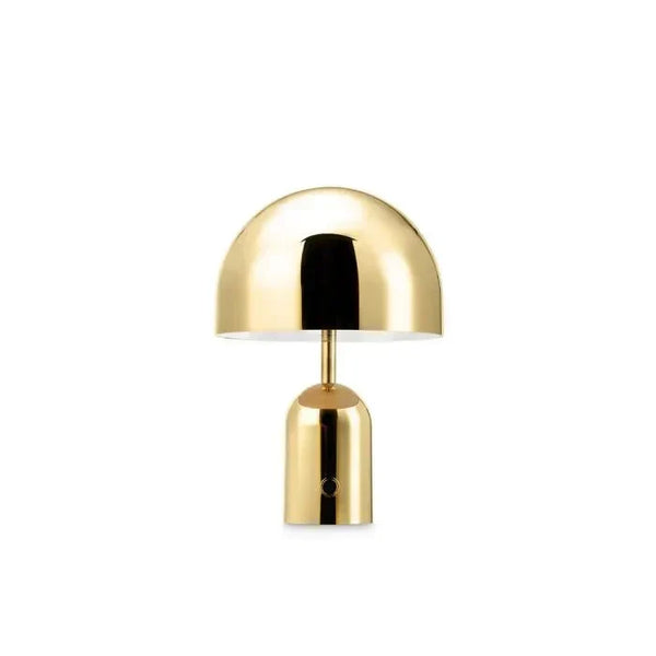 Draagbare Tafellamp met Chroomafwerking - ChromeGlow