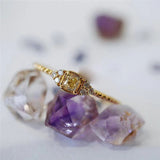 Zachte Natuurlijke Citrienring – Alina