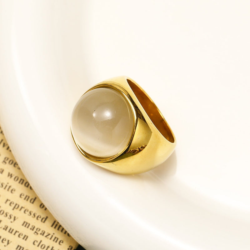 Grote Kattenoog Edelsteenring – Liora