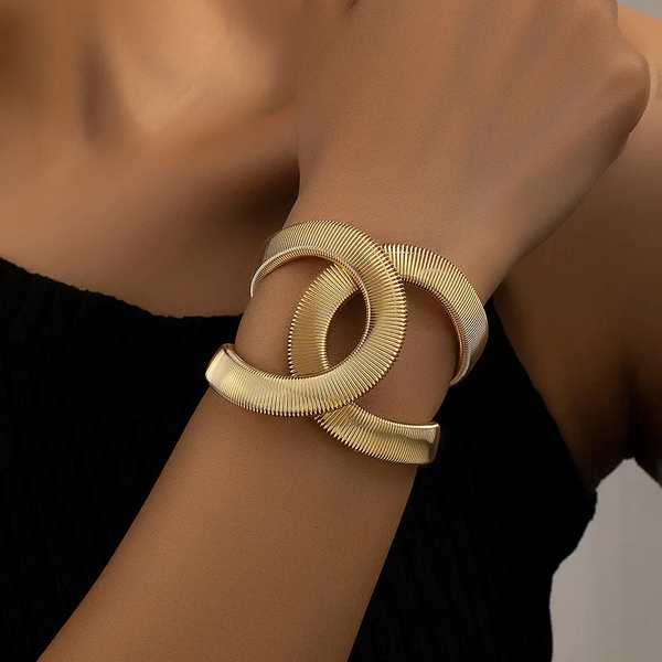 Stijlvol Dubbel Gouden Armband - Amara