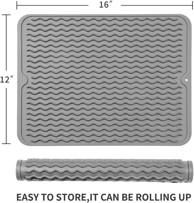 Milieuvriendelijke siliconen afdruipmat - Veelzijdig inzetbaar & hittebestendig
