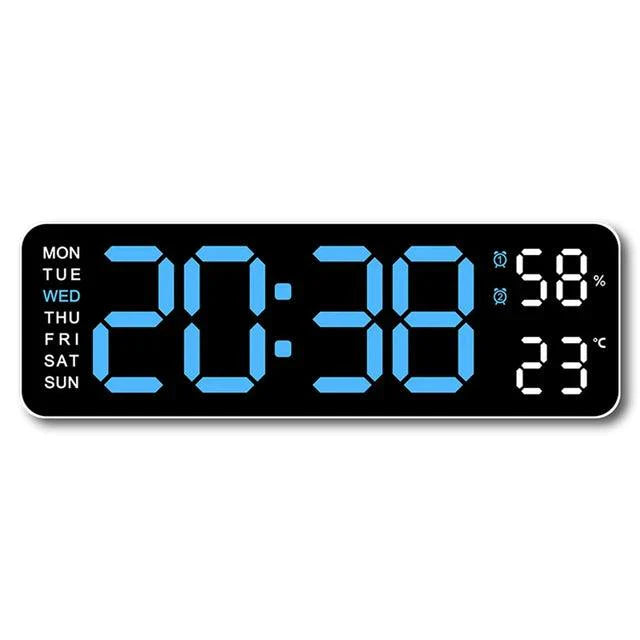 Grote Digitale Wekker | Multifunctioneel Display | USB-voeding