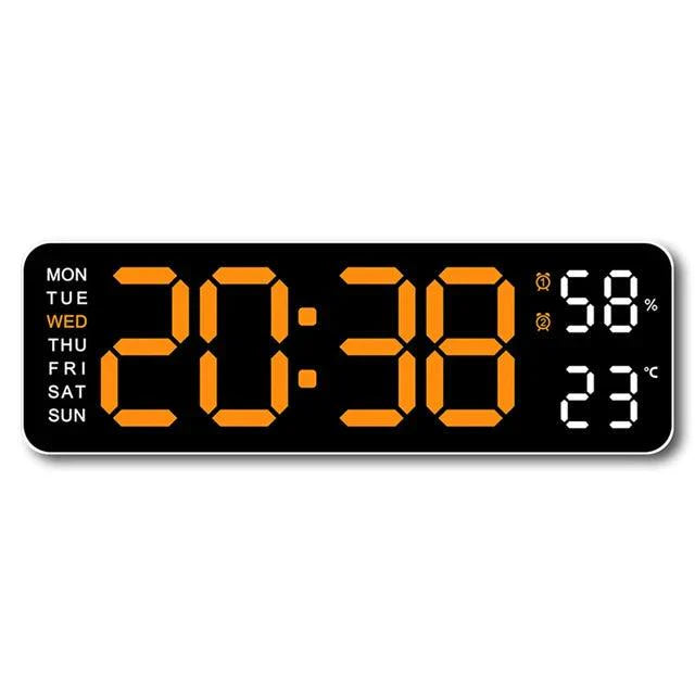 Grote Digitale Wekker | Multifunctioneel Display | USB-voeding