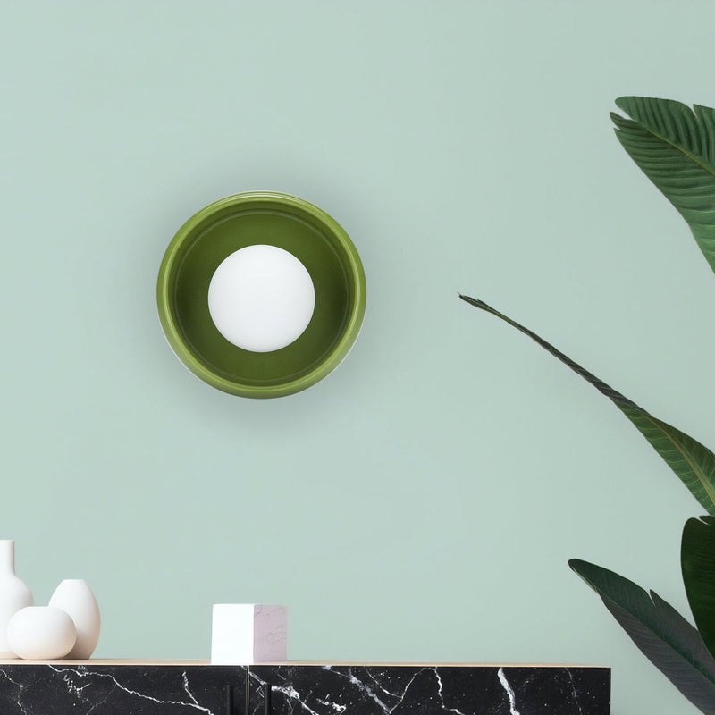 Ronde Keramische Wandlamp – Circo