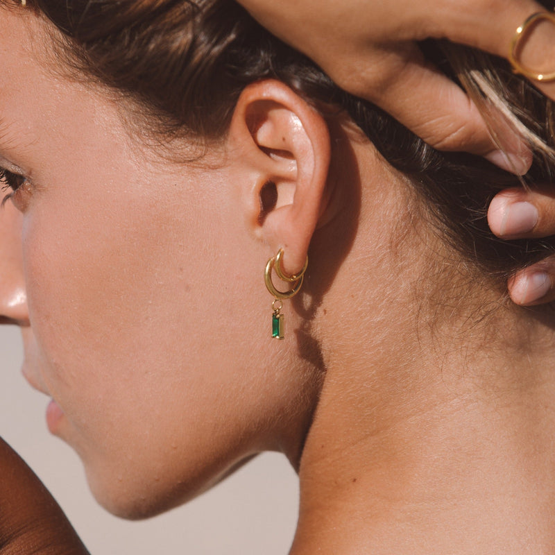 Zee-glans Oorbellen – Liana