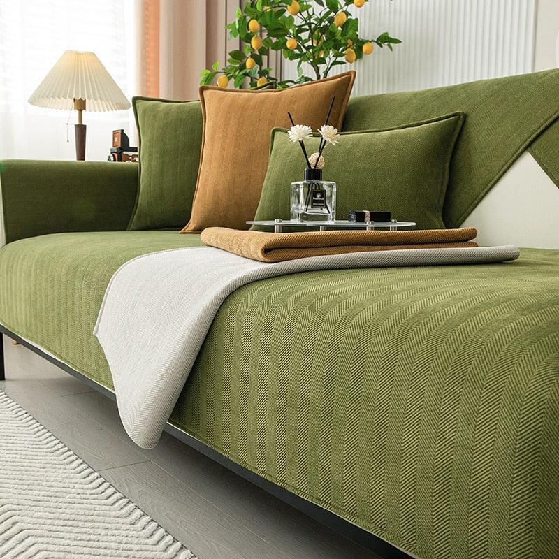 Grote Comfortabele Antisliphoezen voor uw Bank – SnugMat