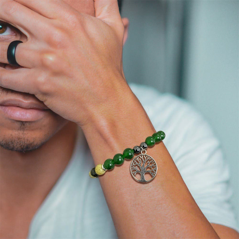 Natuurlijke Kristallen Levensboom Armband – Mila