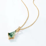 Moosagaat- en Witte Zirkon-sieradenset – Lana