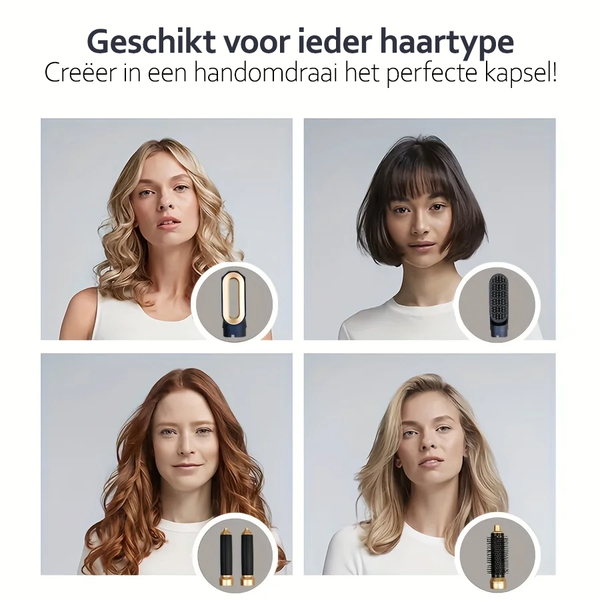 5-in-1 Multi-Haarstyler met Ionentechnologie - AuraStyle