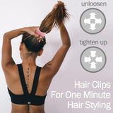 Stijlvolle Vogelnest-Haarclips - Set van 3