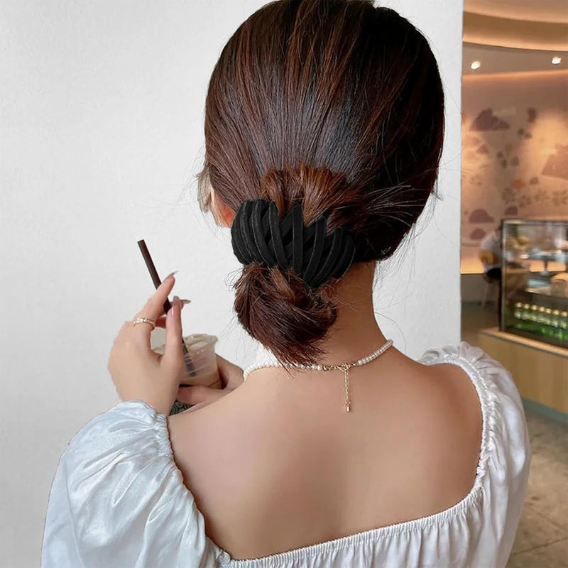 Stijlvolle Vogelnest-Haarclips - Set van 3