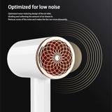 Professionele Föhn 2400W met koude en warme lucht - negatieve ionen - krachtige haardroger voor salonresultaten