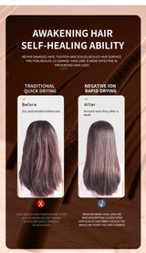 Professionele Föhn 2400W met koude en warme lucht - negatieve ionen - krachtige haardroger voor salonresultaten