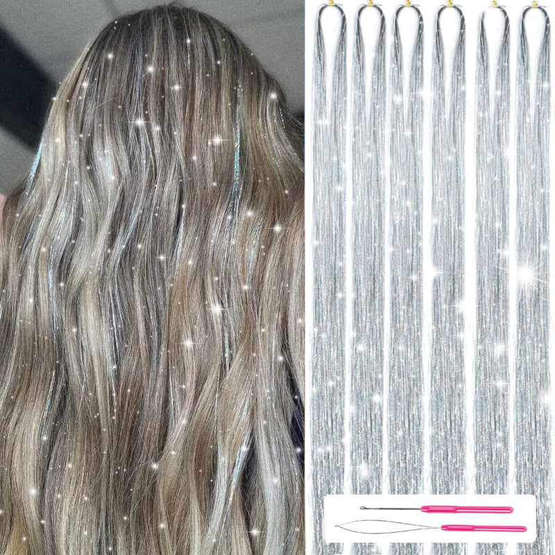 Glitterend Haar Tinsel Kit – Strengen van Glitter!