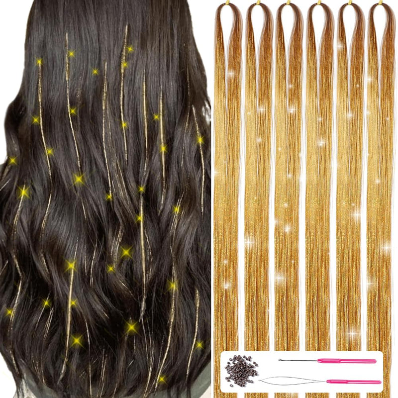 Glitterend Haar Tinsel Kit – Strengen van Glitter!