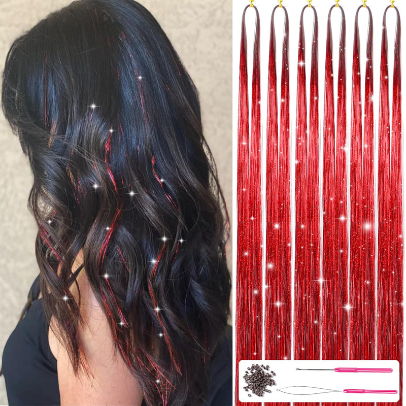 Glitterend Haar Tinsel Kit – Strengen van Glitter!