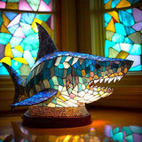 Artistieke Glasmozaïek Dierenlamp – Kleur en Sfeer in Huis