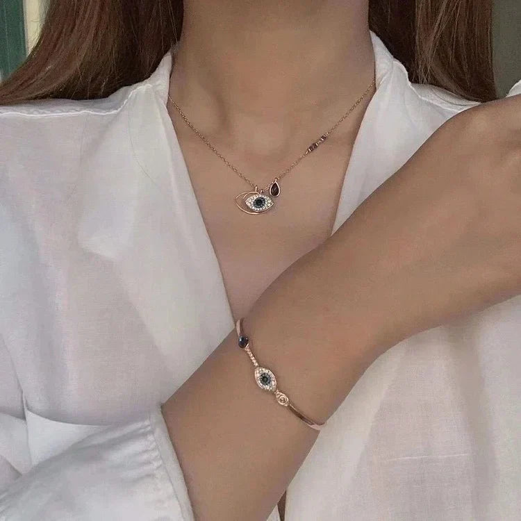 Böser Blick Sieraadset – Amira (Ketting & Armband)