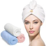 Microvezel Haarhanddoek Wrap – 3-pack