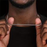 Heren Ketting | Enkel Design | Titanium Staal - Duurzaam