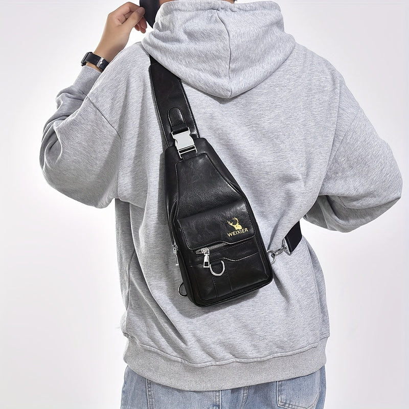 Heren Schoudertas | Slijtvast & Lichtgewicht | Grote Capaciteit