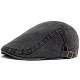 Heren Vintage Denim Baret - Retro Stijl - Casual Elegantie