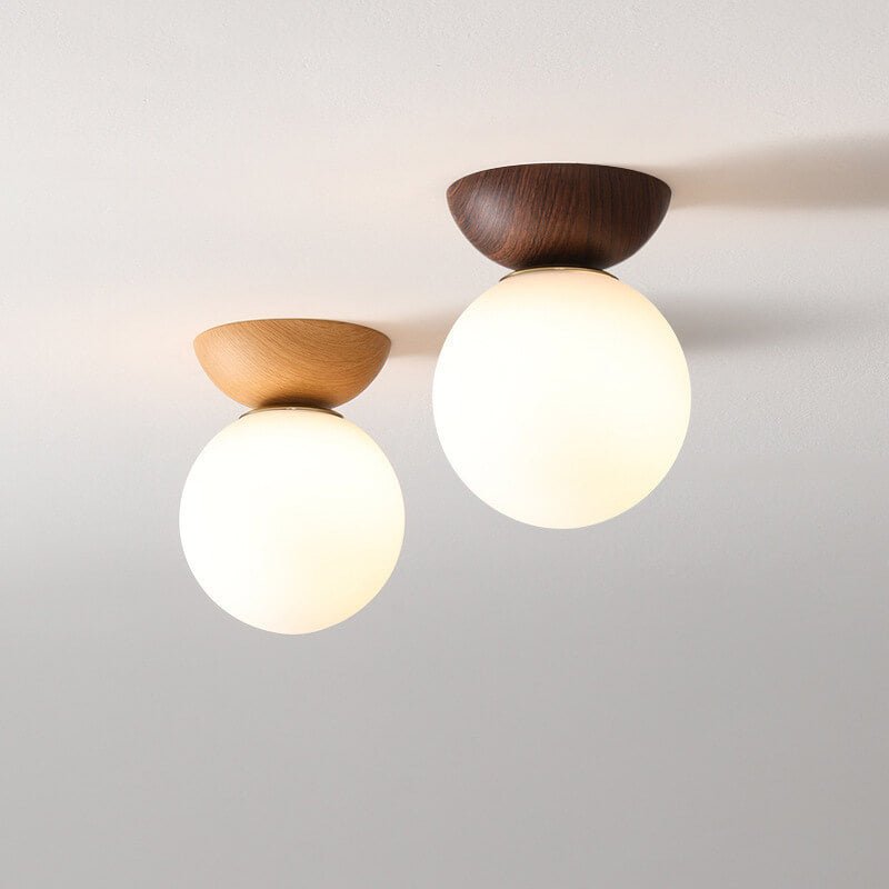 Hikari Plafondlamp – Minimalistisch Japans Design met LED & Hout