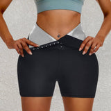 Hoge Taille Sauna-Zweetbroek met Taille-Trainer - SweatSculpt