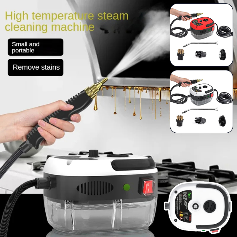 2500W Hoge Druk Stoomreiniger – 6 Niveaus voor Thuis & Keuken
