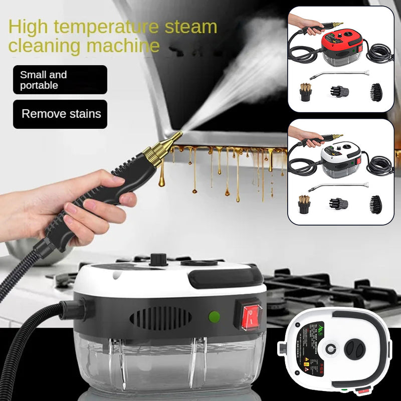 2500W Hoge Druk Stoomreiniger – 6 Niveaus voor Thuis & Keuken