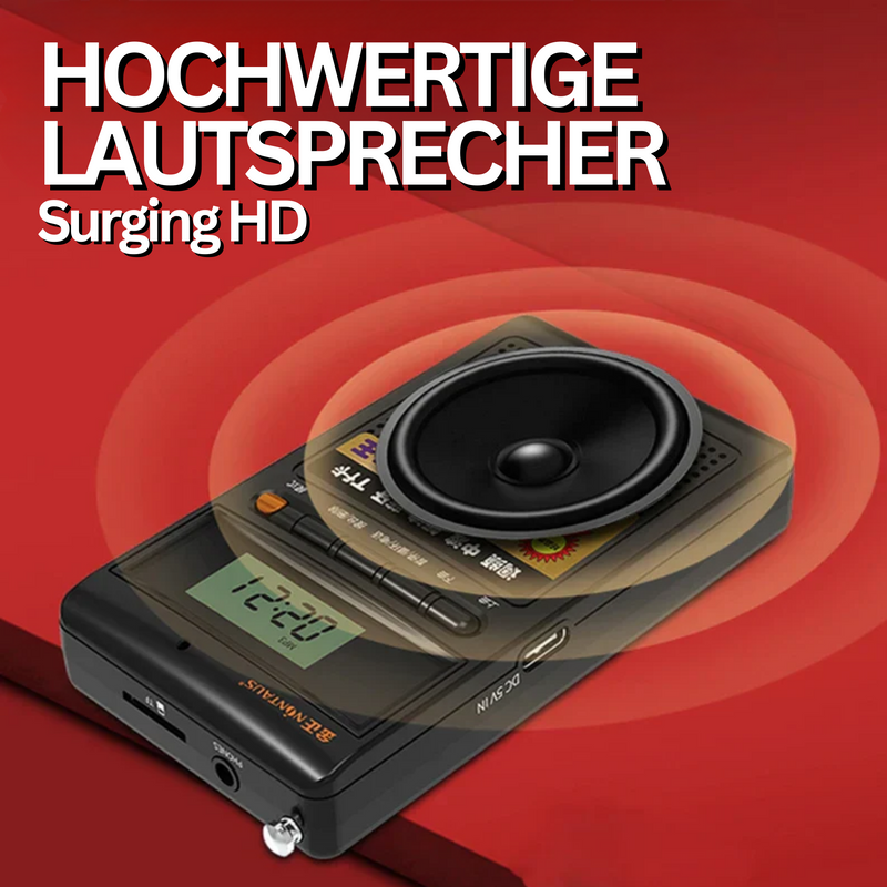 Draagbare Bluetooth-radio en MP3-speler - SoundPocket Mini