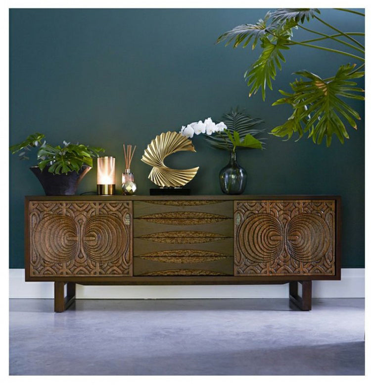 Stijlvolle Halve Maan Sculptuur – LunarGrace