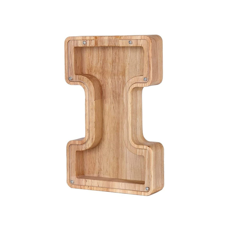 Houten Alfabet Spaarvarken - LetterSaver