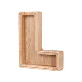 Houten Alfabet Spaarvarken - LetterSaver