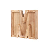 Houten Alfabet Spaarvarken - LetterSaver