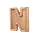 Houten Alfabet Spaarvarken - LetterSaver