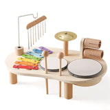 Houten Baby Muziekset - Creativiteit en Ontwikkeling