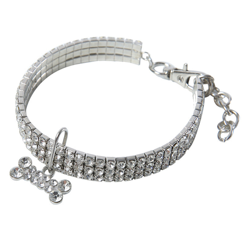 Premium Huisdierhalsband - Bling It On