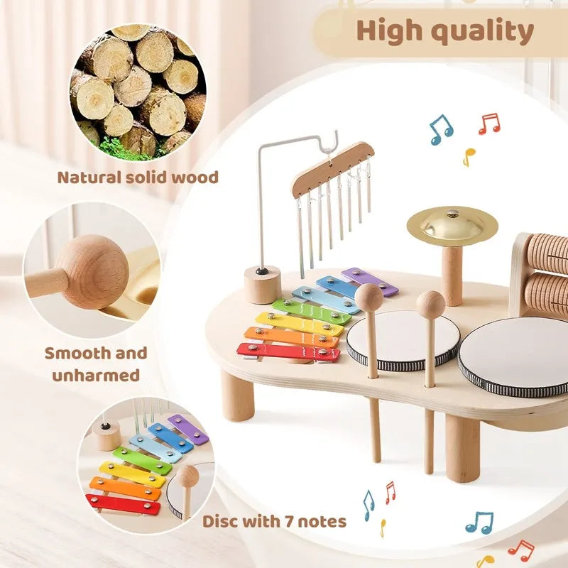 Creatief Houten Speelgoed Muziekstation – MelodyMaker