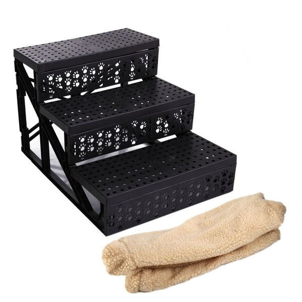 3 Stap Portable Honden Trappen Voor Hoog Bed