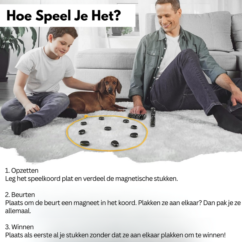 Magnetisch Reisschachset voor slim vermaak – CheckMate