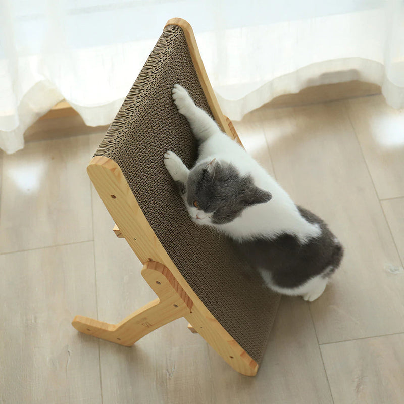 De 3-in-1 Krabpaal en Ligstoel voor Katten – ClawLounge