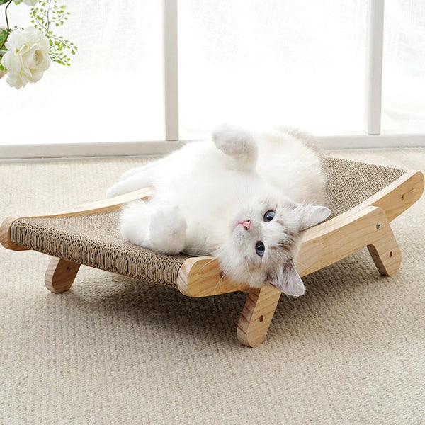 De 3-in-1 Krabpaal en Ligstoel voor Katten – ClawLounge