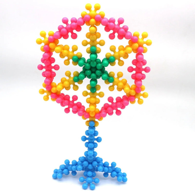 Creatieve Sneeuwvlok Bouwstenen voor Kinderen – Stimuleert Fantasie & Motoriek