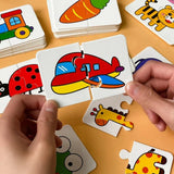 Kaarten-Memory-spel voor kinderen – Speels geheugen en concentratie bevorderen (1+1 Gratis)